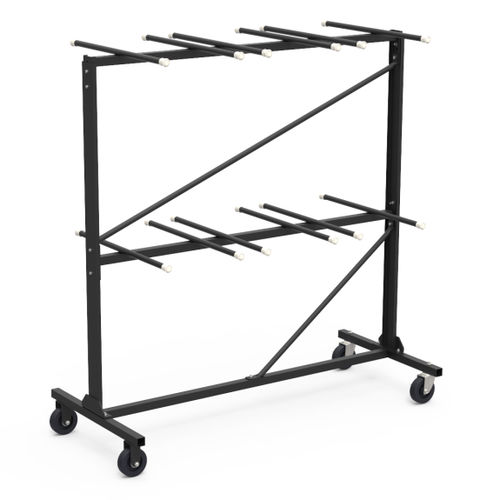 Carrinho porta-cadeiras - #HANDLING-HCT6072-BLK01 - Virco - para escola / para jardim de infância / para universidade