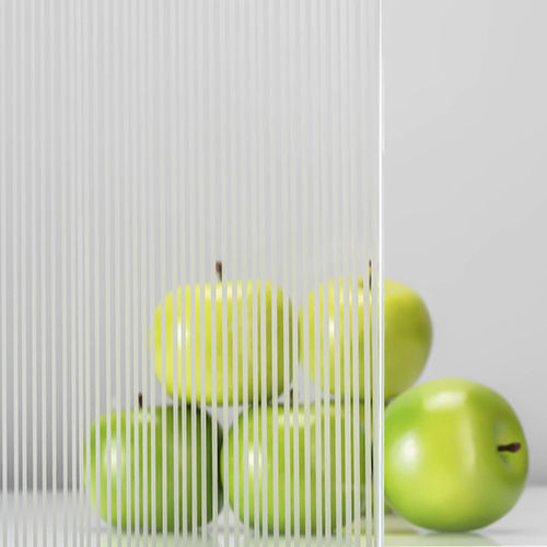 Painel de vidro temperado - ILLUSION LINES - General Glass International - laminado / decorado / acetinado