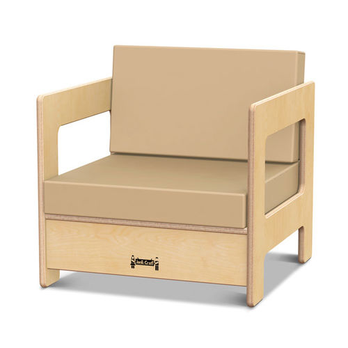 Poltrona contemporânea - JC SERIES - Jonti-Craft, Inc. - em tecido / em bétula / infantil