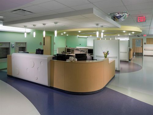 Revestimento de piso vinílico - BIOSPEC MD  - Mannington Commercial - para estabelecimento de saúde / em rolo / liso