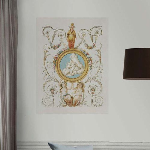 Papel de parede contemporâneo - GENIUS N°6/6 - Papiers de Paris - estampado / efeito dourado / branco