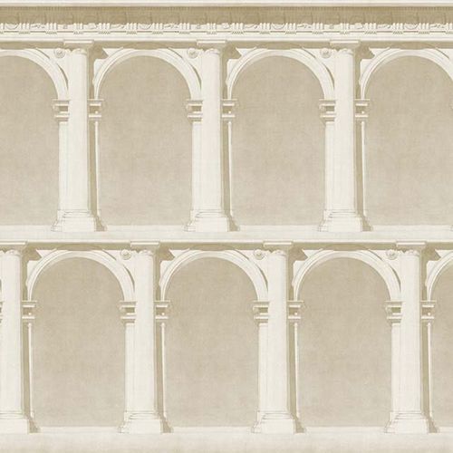 Papel de parede contemporâneo - ARCHE & COLUMNS /2 - Papiers de Paris - estampado / efeito de concreto / cor areia