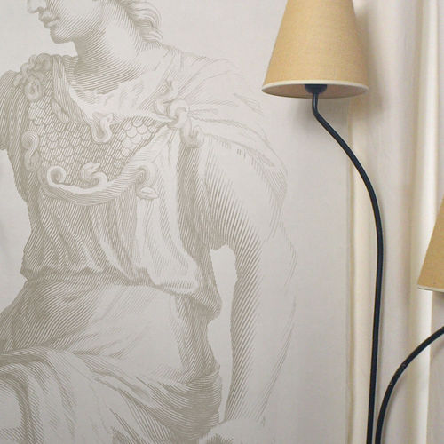 Papel de parede clássico - ANTIQUE STATUE - Papiers de Paris - panorâmico / com cena / efeito de tecido