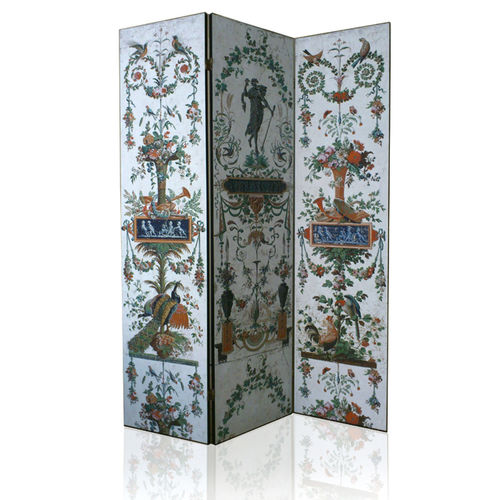 Biombo contemporâneo - ANTIQUE - Papiers de Paris - em madeira / em papel / 3 asas
