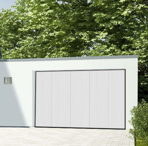 Portão de garagem seccionado lateral - MICRO - La Toulousaine - em aço / automático / isolante