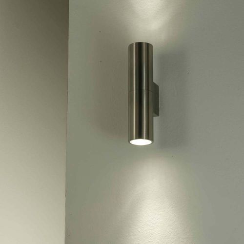 Arandela contemporânea - YUUKI 6 - Inverlight Srl - para ambiente externo / em aço inoxidável / em vidro