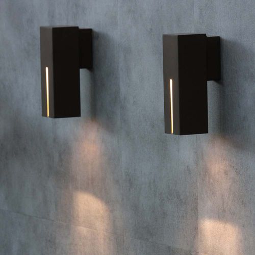 Arandela contemporânea - AD LUNAM - Inverlight Srl - para ambiente externo / em aço inoxidável / em opalina