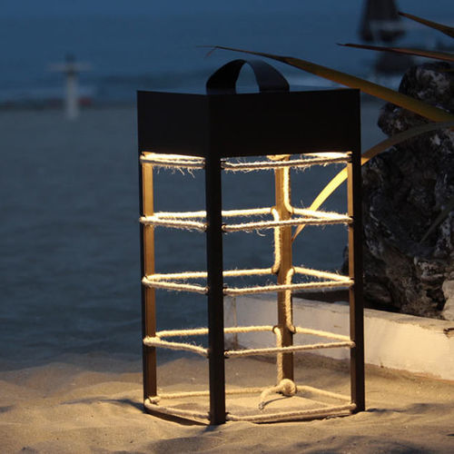 Poste balizador de iluminação para espaço público - CASTA DIVA ROPE - Inverlight Srl - contemporâneo / em aço inoxidável / em opalina