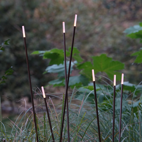 Luminária de chão sem pé - SOFFIONE MINI P1 - Inverlight Srl - em aço inoxidável / contemporânea / Wire