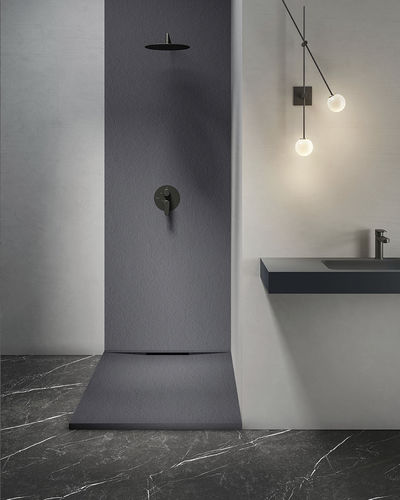 Piso de box retangular - LIMITE - Fiora - extraplano / elevado / de sobrepor