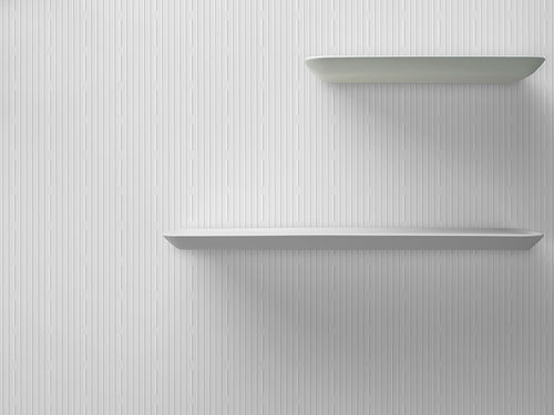 Estante de parede - HYLLA LEDGE - Fiora - design / em compósito / da linha comercial