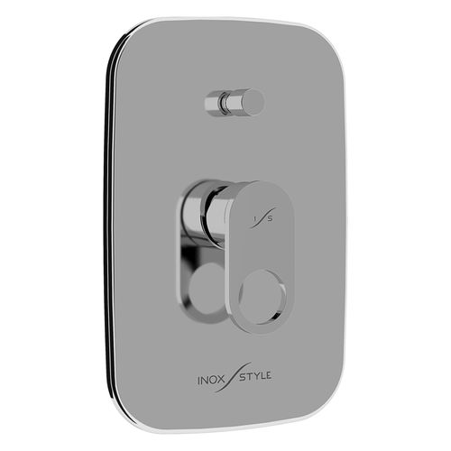Misturador monocomando para box de banheiro - VIAREGGIO R MD - Inoxstyle - de parede / em aço inoxidável / para ambiente externo