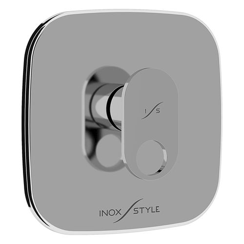 Misturador monocomando para box de banheiro - VIAREGGIO R S - Inoxstyle - de parede / em aço inoxidável / para ambiente externo