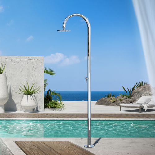 Chuveiro externo para piscina - SOLE 48 e6 - Inoxstyle - clássico / em aço inoxidável / da linha residencial