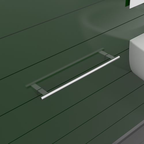 Toalheiro com 1 barra - STEELGLAM TH60 - Inoxstyle - de parede / em aço inoxidável 316L / polido
