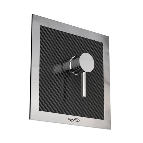 Misturador monocomando para box de banheiro - MIX CARBON Q (51039) - Inoxstyle - de parede / em fibra de carbono / para ambiente externo
