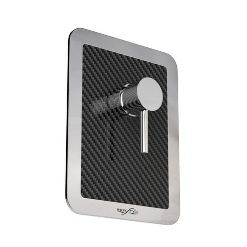 Misturador monocomando para box de banheiro - MIX CARBON RS (51036) - Inoxstyle - de parede / em aço inoxidável / em fibra de carbono