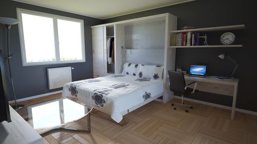 Cama retrátil - YOU SIMPLE - LIFTSECURITY - de casal / contemporânea / modular