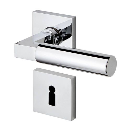 Maçaneta para porta - BAUHAUS – R371 - JATEC - metálica / contemporânea / com fechadura