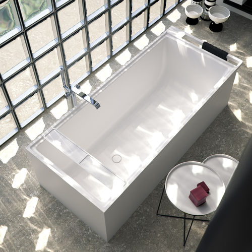Banheira freestanding - NEUTRA CENTRO STANZA 1 - SIGN - em Solid Surface / branca