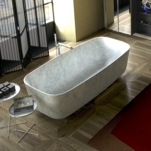 Banheira freestanding - KALLA - SIGN - em pedra