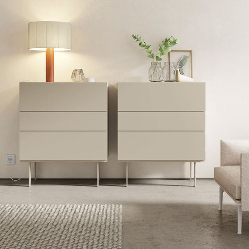 Buffet aparador contemporâneo - ON APARADOR 10 - VIVE - MUEBLES VERGE S.L. - em madeira laqueada fosca / sob medida / com gavetas