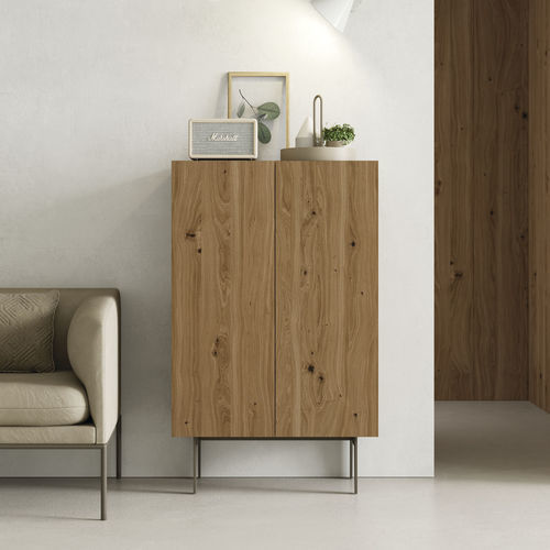 Buffet aparador alto - COMPACT APARADOR 22 - VIVE - MUEBLES VERGE S.L. - moderno / em carvalho / com folheado de madeira