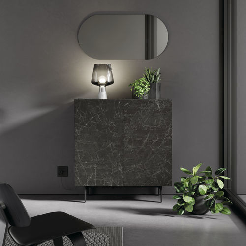 Buffet aparador alto - COMPACT RECIBIDOR 8 - VIVE - MUEBLES VERGE S.L. - contemporâneo / em madeira laqueada fosca / em cerâmica