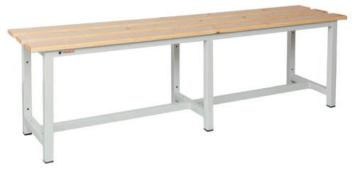 Banco para vestiário clássico - BANC-1-1500 - MEGABLOK S.A. - em aço