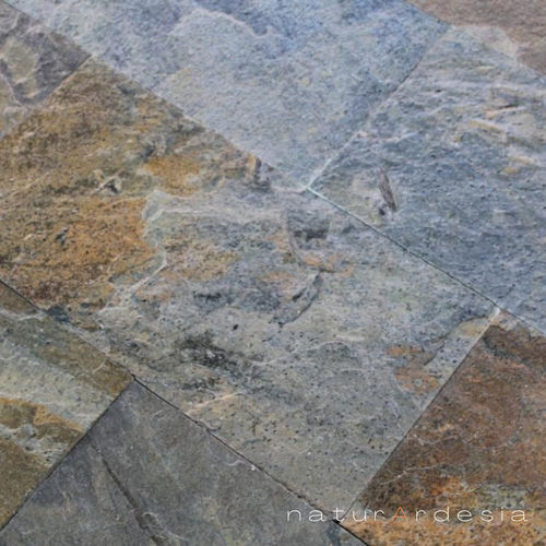Placas de revestimento em quartzito - PLATINUM QUARZITE - MAP Slate Srl - em pedra natural / com acabamento natural / para ambiente interno