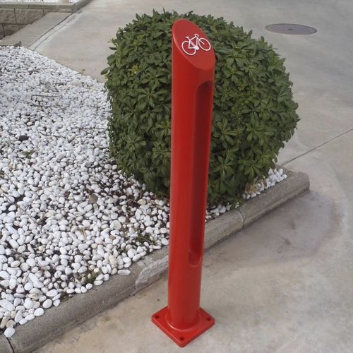 Bicicletário de piso - BABYK PRO - Sabacaucho - com sistema de segurança / vertical / para espaço público