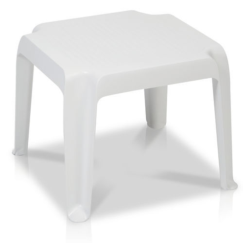 Mesa lateral contemporânea - CARLA - VLAEMYNCK - em polipropileno / com base em polipropileno / quadrada