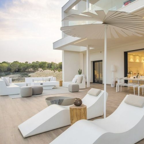 Espreguiçadeira contemporânea - S - SIXINCH Furniture - Design - Foamcoating - em espuma de alta densidade revestida / da linha comercial / bege