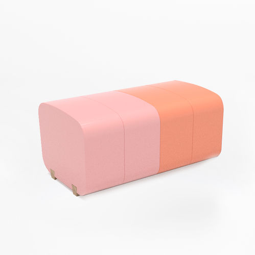 Banco contemporâneo - Connection - SIXINCH Furniture - Design - Foamcoating - em espuma de alta densidade revestida / sem encosto / sem braços