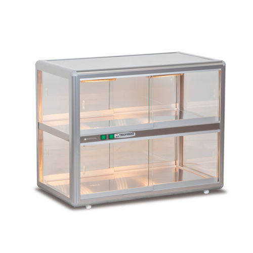 Vitrina refrigerada de bancada - ORIZONT 202 HOT - TECFRIGO SPA  - para loja / com iluminação