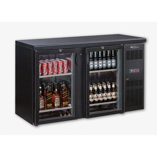 Armário para bebidas da linha comercial - EUROBAR 3P GLASS - TECFRIGO SPA  - sob bancada / com 3 portas / horizontal