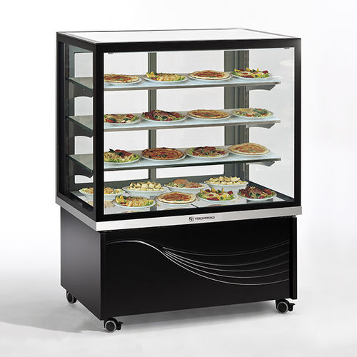 Vitrina refrigerada vertical - KARINA 96 Q - TECFRIGO SPA  - para loja / com iluminação / com rodízios