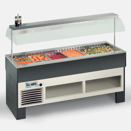 Buffet refrigerado central - PROXIMA 6 M - TECFRIGO SPA  - para restaurante