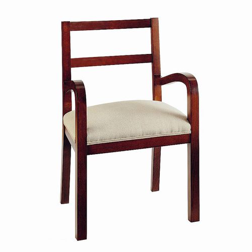 Cadeira contemporânea - T-664ST - ArtesMoble - para ambiente interno / em tecido / com base em faia