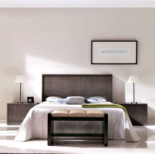 Cabeceira para cama de casal - T-771 - ArtesMoble - contemporânea / em nogueira / em faia