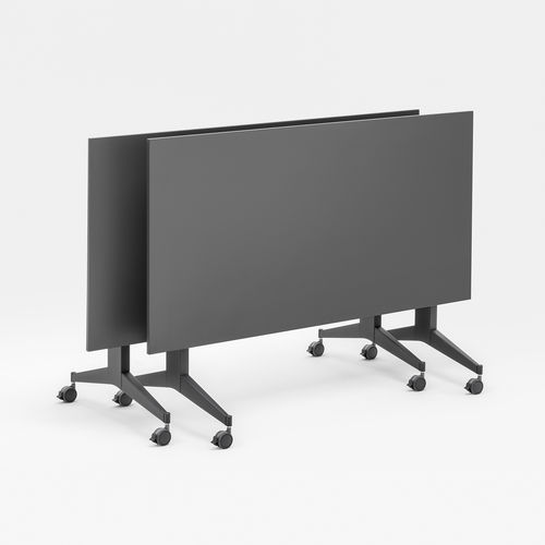 Mesa de reunião contemporânea - TIMMY : 215R - Mara - em laminado / em laminado melamínico / com base metálica