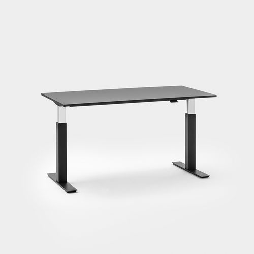 Estação de trabalho - FOLLOW DESK  - Mara - de design minimalista / em laminado / metálica