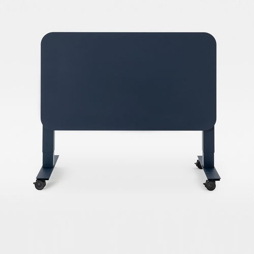 Mesa tipo "standing desk" - FOLLOW TILTING MONOCHROMATIC - Mara - com rodízios / contemporânea / em laminado