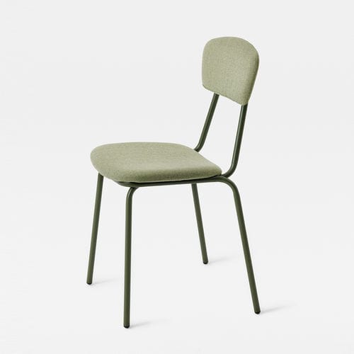 Cadeira contemporânea - SIMPLE SOFT - Mara - para ambiente interno / em tecido / com base metálica