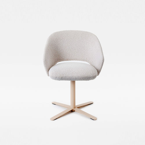 Cadeira design - ICON SOFT METAL - Mara - para ambiente interno / em tecido / com base metálica