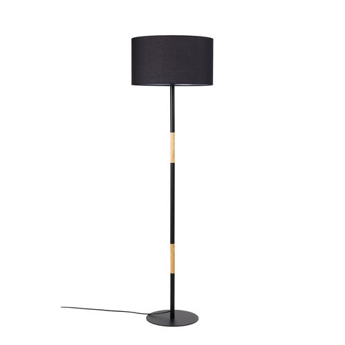 Luminária de piso - MIKADO LS - Aluminor - em aço laqueado / em tecido / em madeira