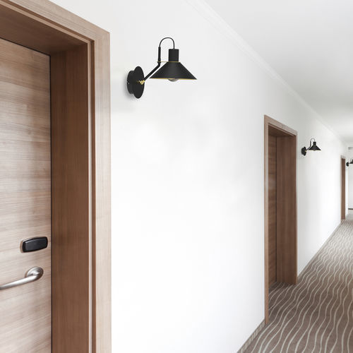 Arandela contemporânea - ZINGA  - Aluminor - para ambiente interno / em alumínio / em latão
