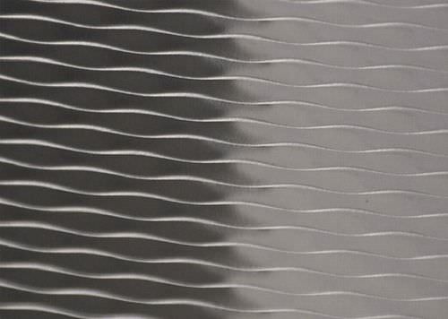 Chapa com motivos - 2WL  - Steel Color - em inox / para revestimento de fachada