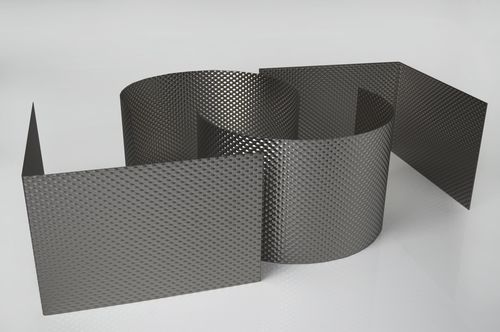 Chapa com motivos - 6WL - Steel Color - em inox / para revestimento de fachada