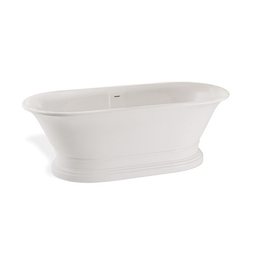 Banheira oval - ELÉGANCE - Aqua Prestige - freestanding / para uso profissional / em compósito